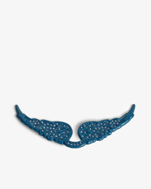 Charm Swing Your Wings Shiny deep/light sapphire